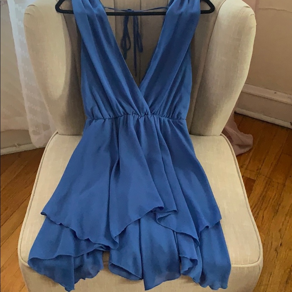 Flirty Little blue dress.